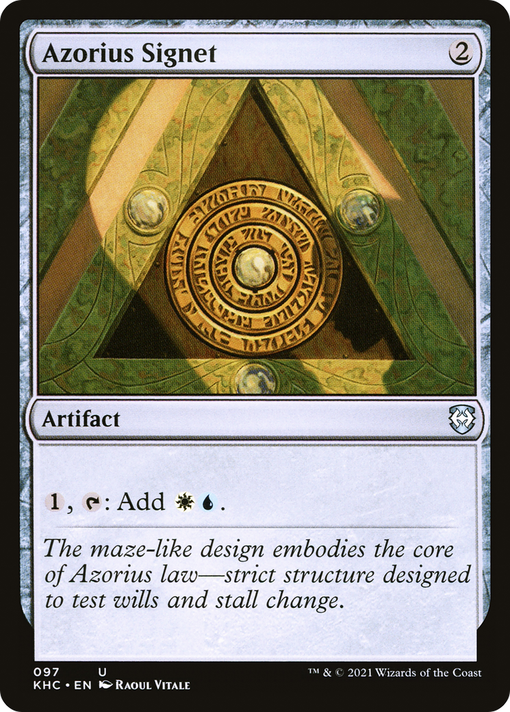 Azorius Signet [Kaldheim Commander]