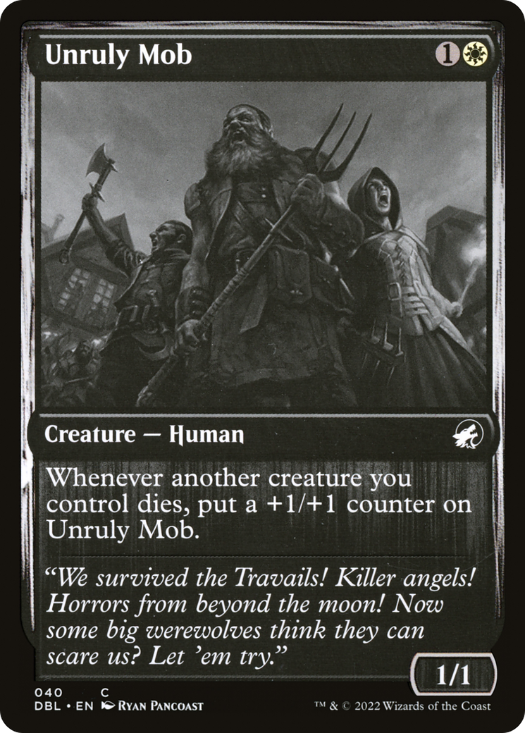 Unruly Mob [Innistrad: Double Feature]