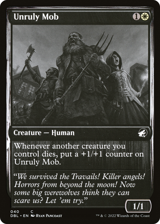 Unruly Mob [Innistrad: Double Feature]