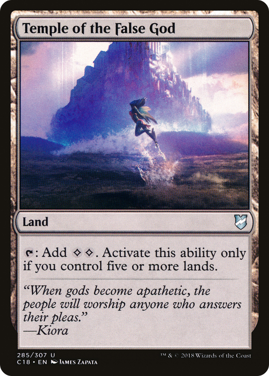 Temple of the False God [Commander 2018]