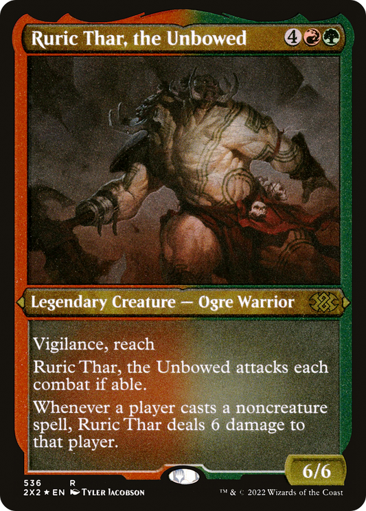 Ruric Thar, the Unbowed (Foil Etched) [Double Masters 2022]