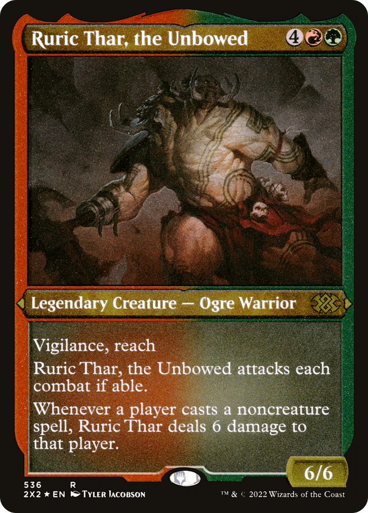 Ruric Thar, the Unbowed (Foil Etched) [Double Masters 2022]