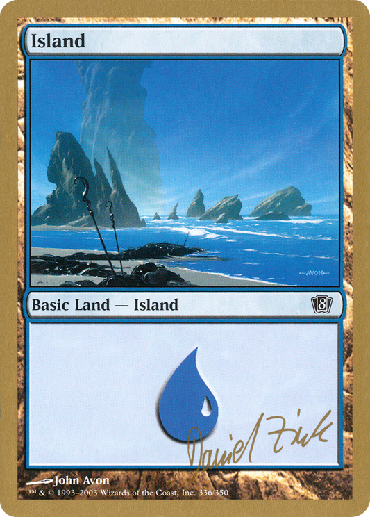 Island (dz336) (Daniel Zink) [World Championship Decks 2003]