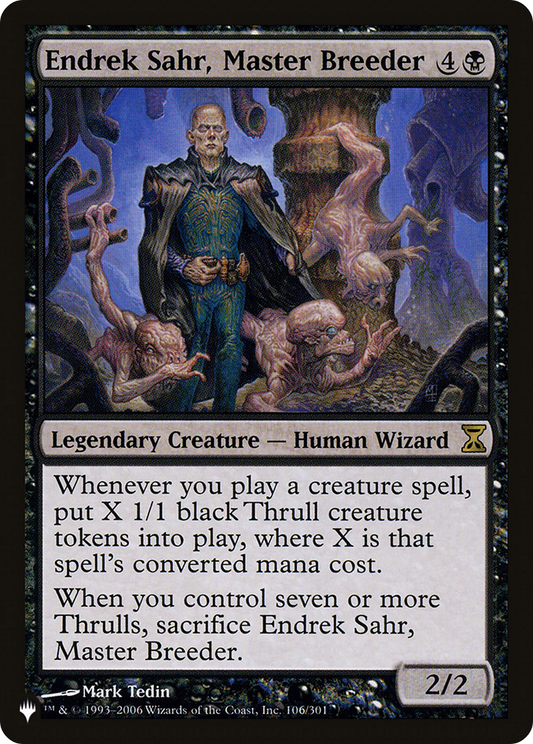 Endrek Sahr, Master Breeder [The List]