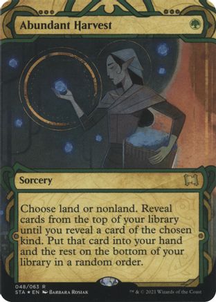 Abundant Harvest (Foil Etched) [Strixhaven: School of Mages Mystical Archive]