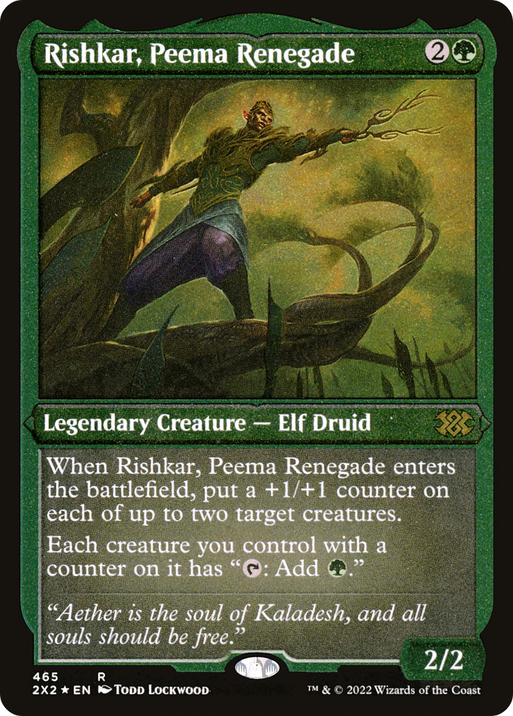 Rishkar, Peema Renegade (Foil Etched) [Double Masters 2022]