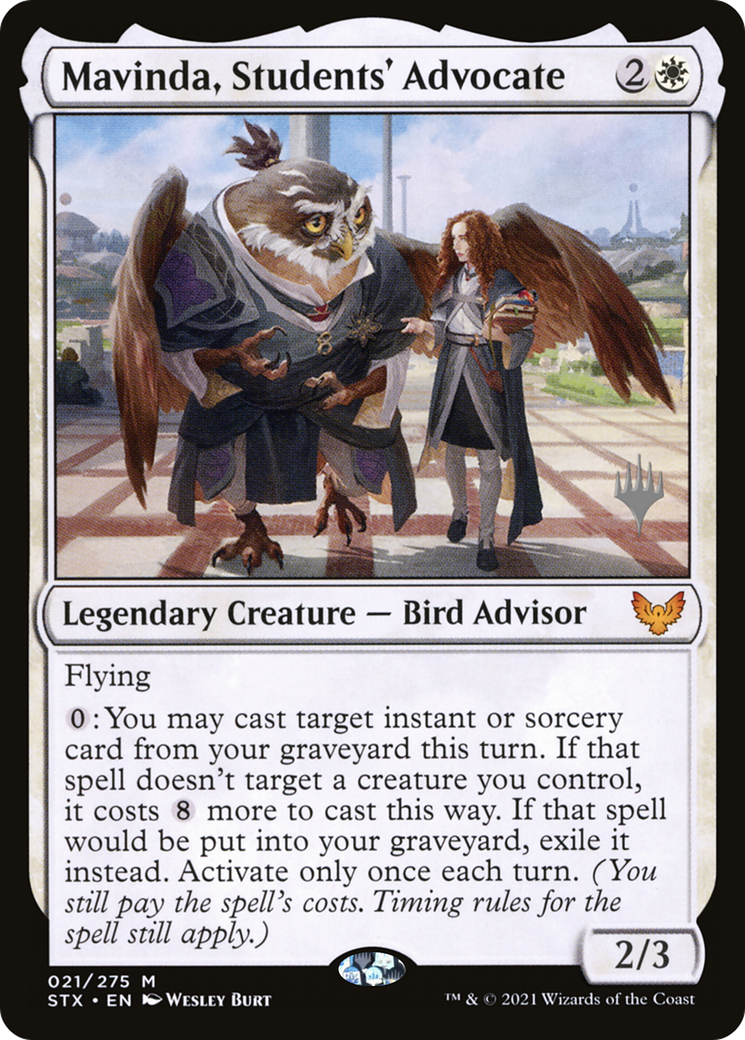 Mavinda, Students' Advocate (Promo Pack) [Strixhaven: School of Mages Promos]