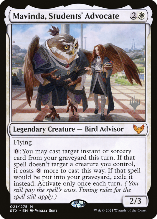 Mavinda, Students' Advocate (Promo Pack) [Strixhaven: School of Mages Promos]