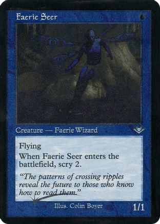 Faerie Seer (Retro Foil Etched) [Modern Horizons]