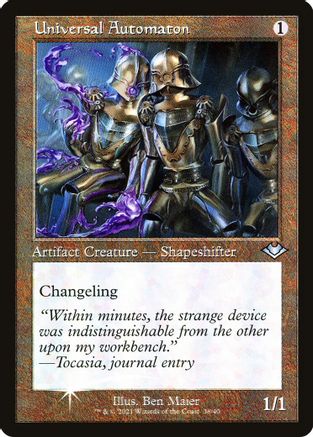 Universal Automaton (Retro Foil Etched) [Modern Horizons]