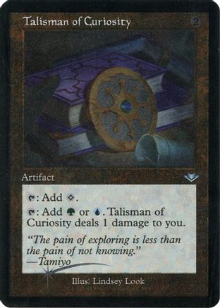 Talisman of Curiosity (Retro Foil Etched) [Modern Horizons]