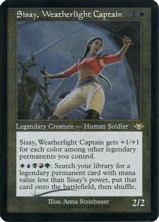 Sisay, Weatherlight Captain (Retro Foil Etched) [Modern Horizons]