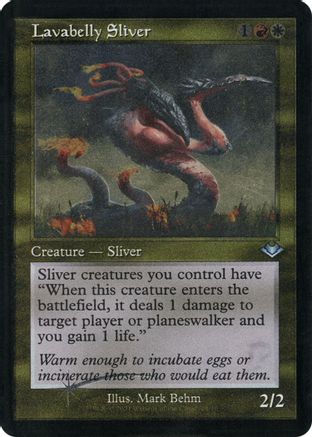 Lavabelly Sliver (Retro Foil Etched) [Modern Horizons]