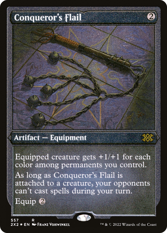 Conqueror's Flail (Foil Etched) [Double Masters 2022]
