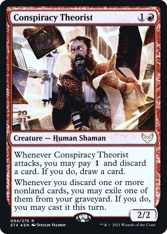 Conspiracy Theorist [Strixhaven: School of Mages Prerelease Promos]