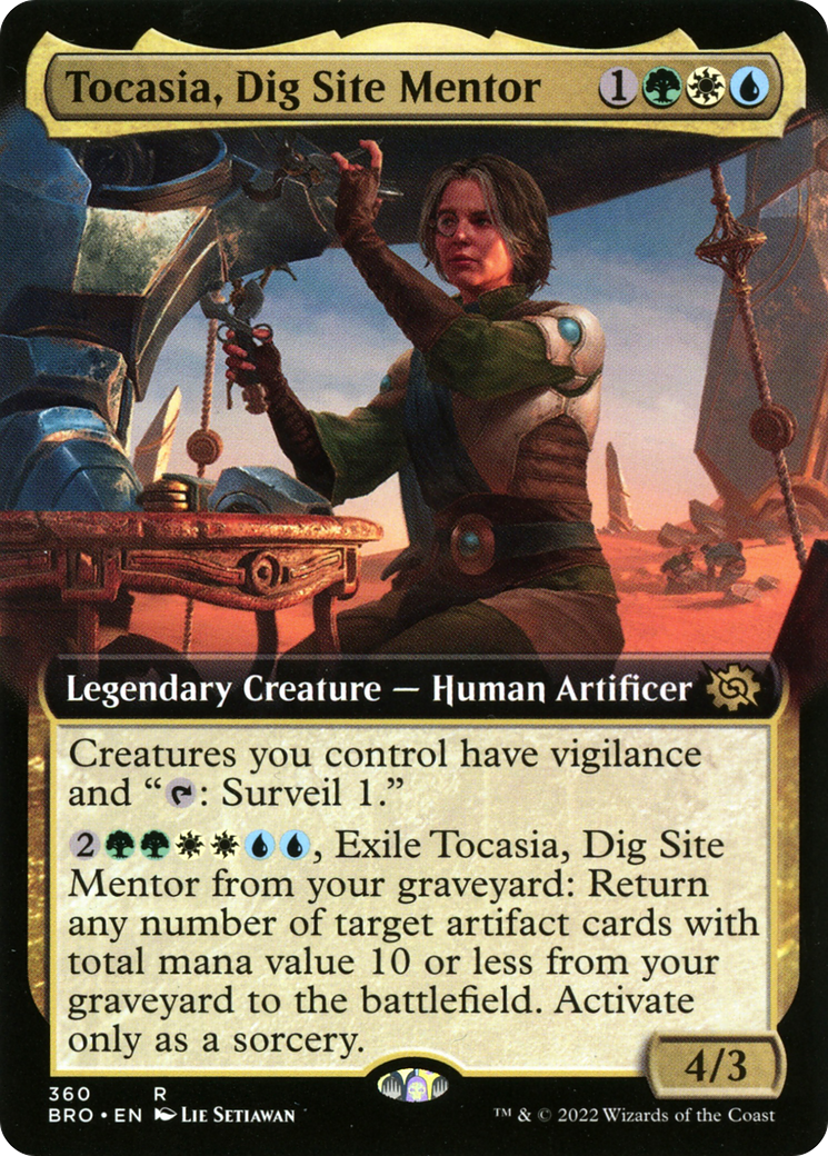 Tocasia, Dig Site Mentor (Extended Art) [The Brothers' War]