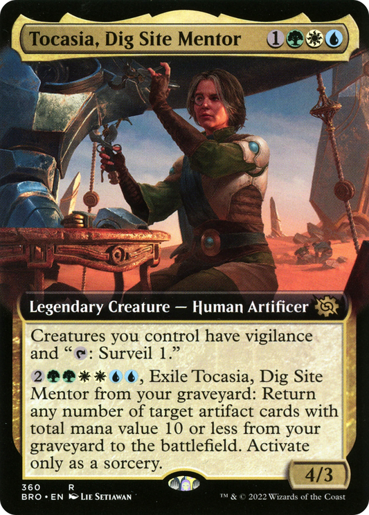 Tocasia, Dig Site Mentor (Extended Art) [The Brothers' War]