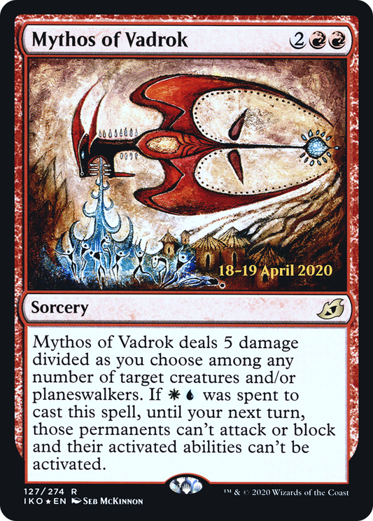 Mythos of Vadrok [Ikoria: Lair of Behemoths Prerelease Promos]