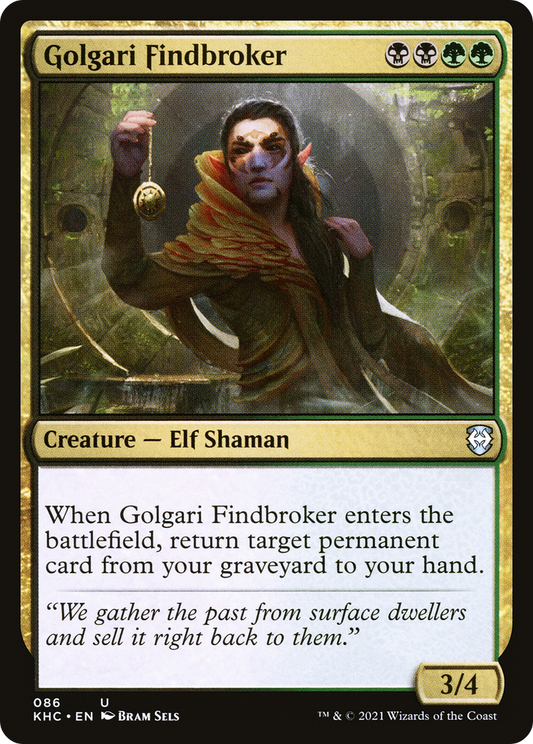 Golgari Findbroker [Kaldheim Commander]
