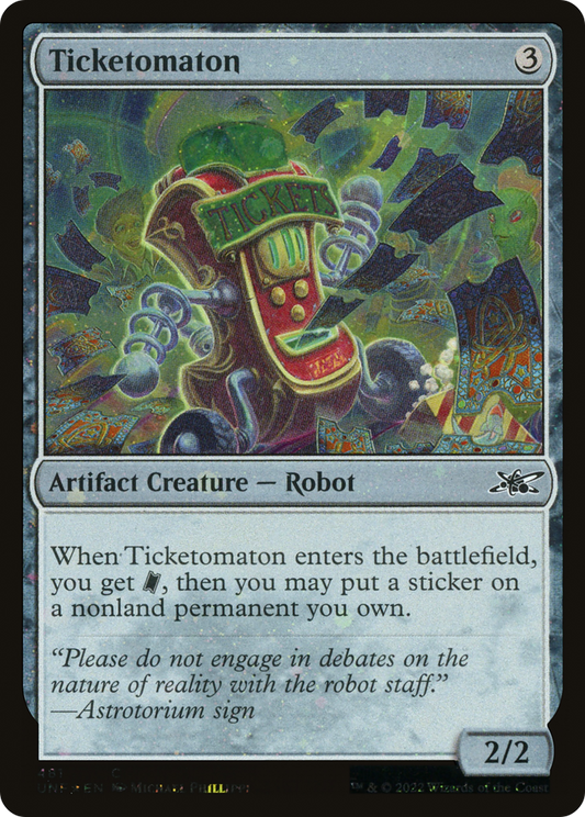 Ticketomaton (Galaxy Foil) [Unfinity]