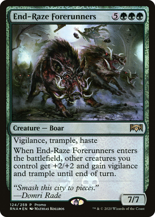 End-Raze Forerunners [Ravnica Allegiance Promos]