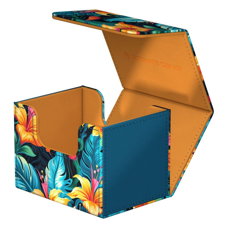 Ultimate Guard Sidewinder Deck Box - Floral Places II - Tulum Blue (100+)