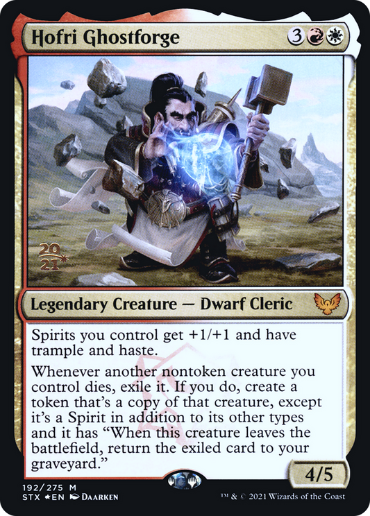 Hofri Ghostforge [Strixhaven: School of Mages Prerelease Promos]