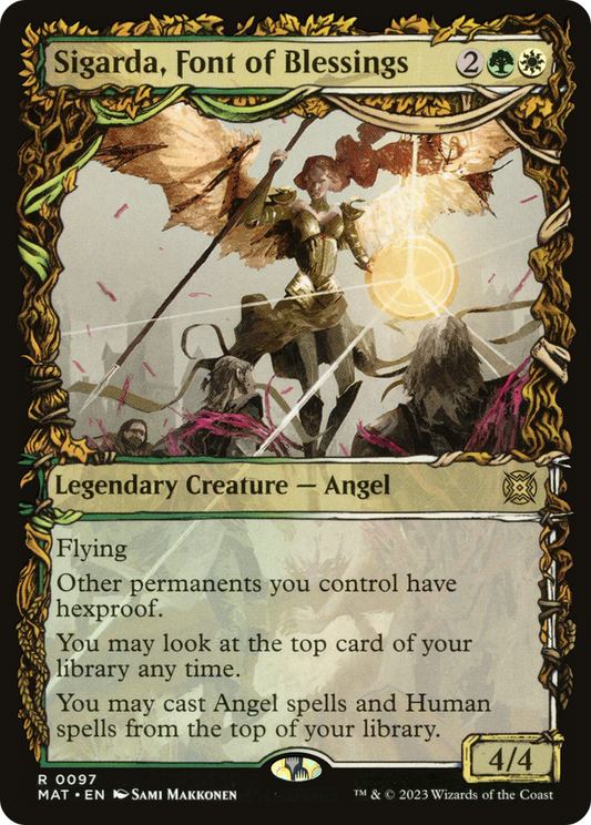 Sigarda, Font of Blessings (Showcase) [March of the Machine: The Aftermath]