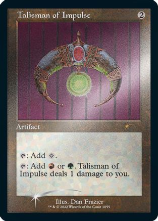 Talisman of Impulse (Foil Etched) [Secret Lair Drop Series]