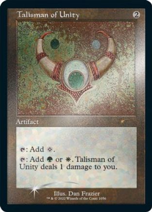 Talisman of Unity (Foil Etched) [Secret Lair Drop Series]