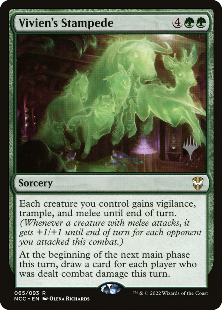 Vivien's Stampede (Promo Pack) [Streets of New Capenna Commander Promos]
