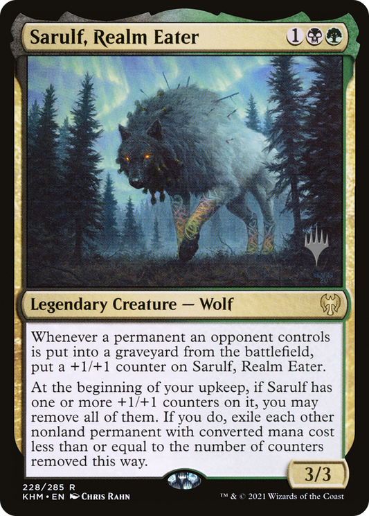 Sarulf, Realm Eater (Promo Pack) [Kaldheim Promos]