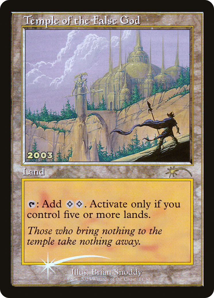 Temple of the False God [30th Anniversary Promos]