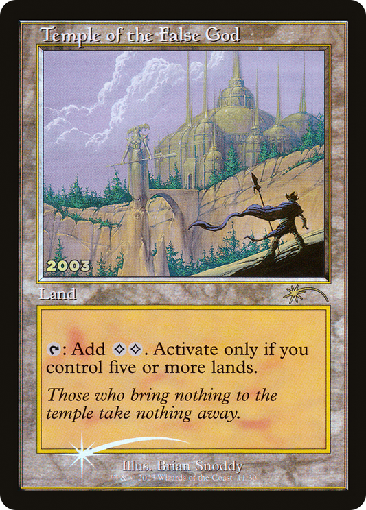 Temple of the False God [30th Anniversary Promos]