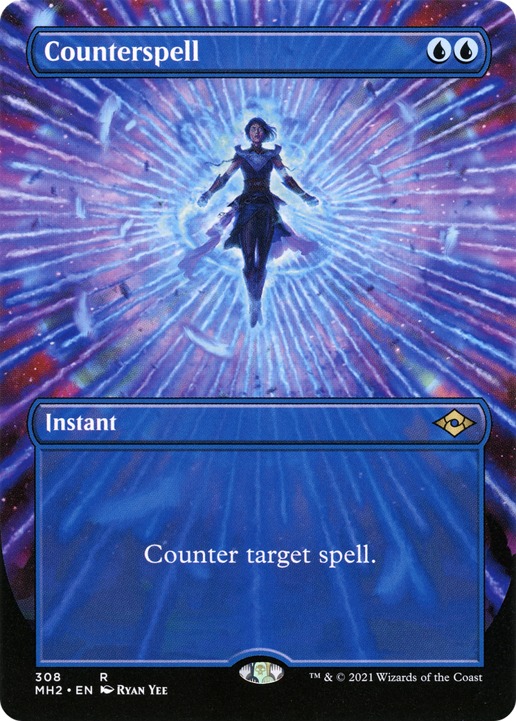 Counterspell (Borderless Alternate Art) [Modern Horizons 2]