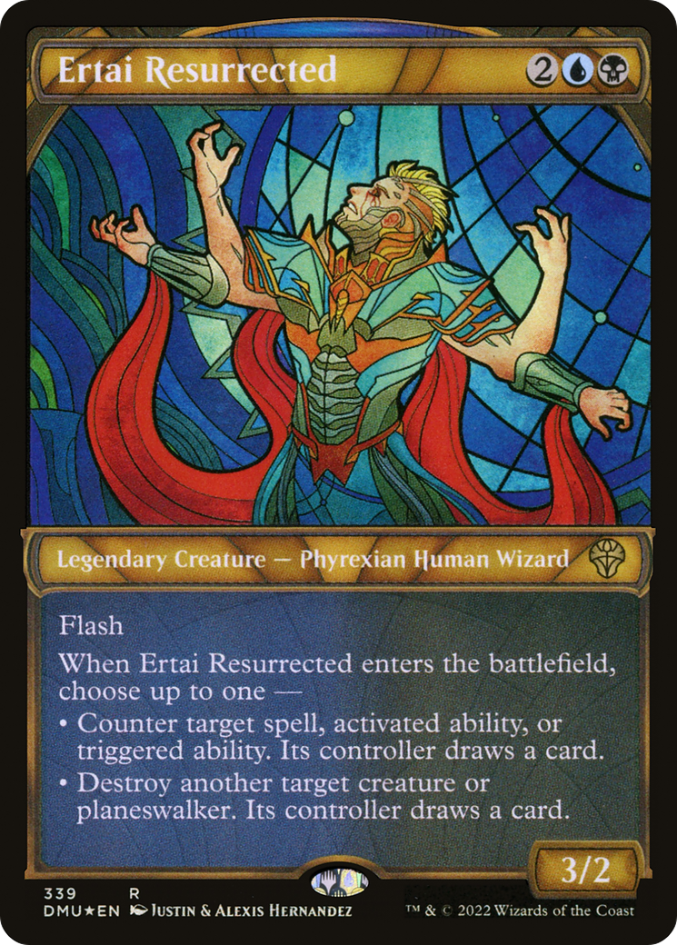Ertai Resurrected (Showcase Textured) [Dominaria United]