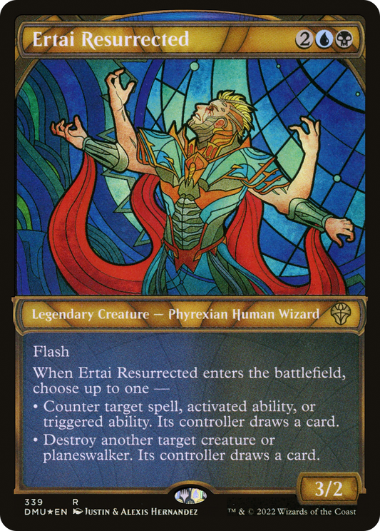Ertai Resurrected (Showcase Textured) [Dominaria United]