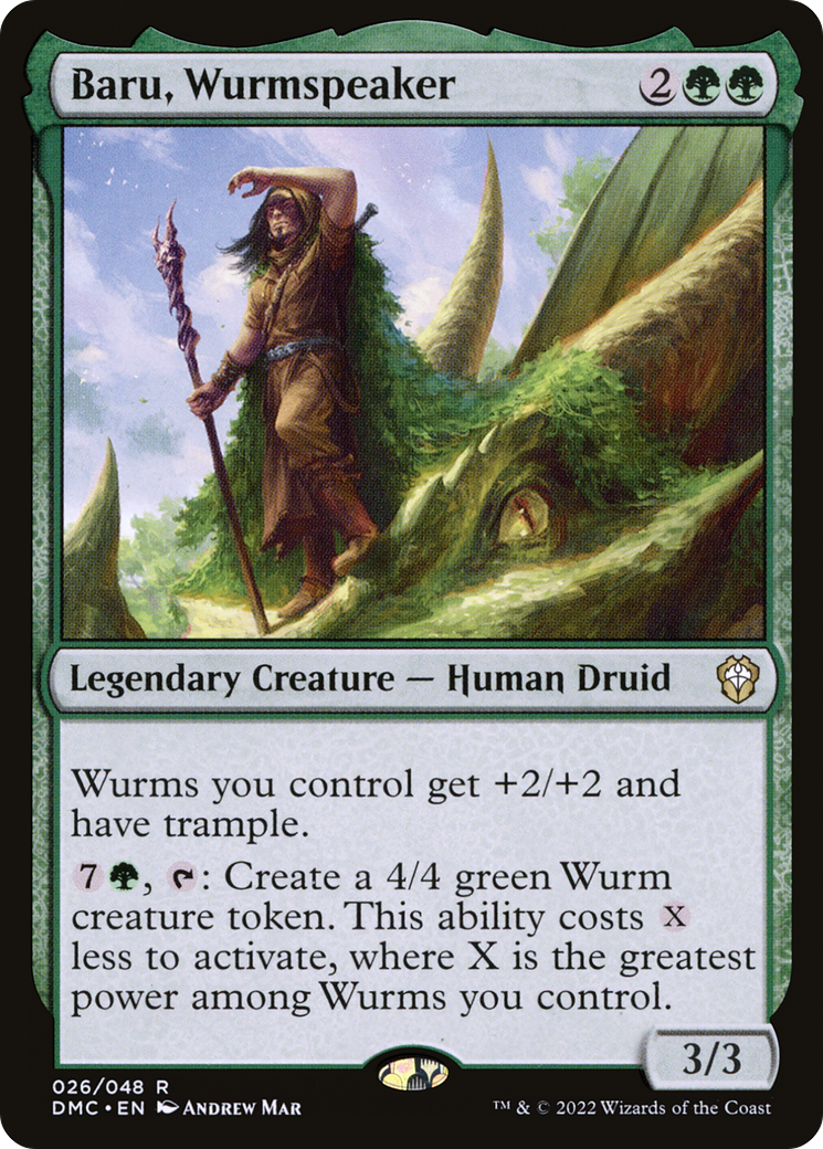 Baru, Wurmspeaker [Dominaria United Commander]