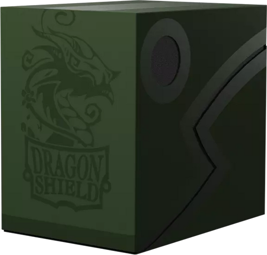 Dragon Shield Double Shell Deck Box Black/Green