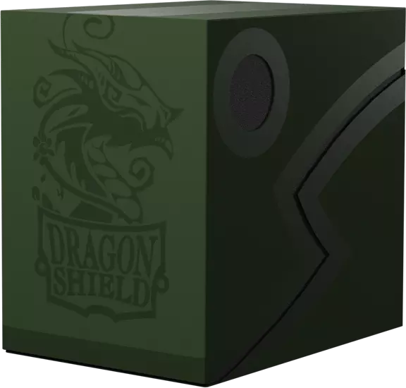 Dragon Shield Double Shell Deck Box Black/Green