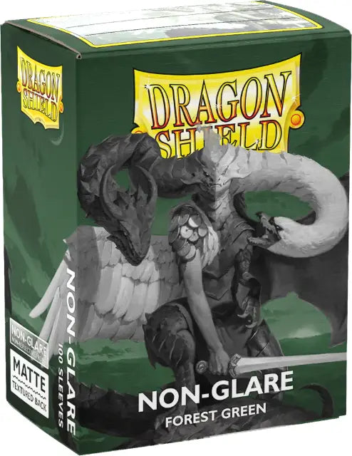 Dragon Shield: Standard 100ct Sleeves - Forest Green (Non-Glare Matte)