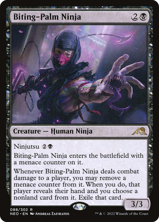 Biting-Palm Ninja [Kamigawa: Neon Dynasty]