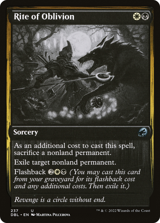 Rite of Oblivion [Innistrad: Double Feature]