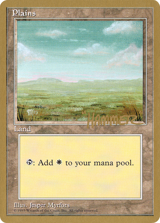 Plains (shr366) (Shawn "Hammer" Regnier) [Pro Tour Collector Set]