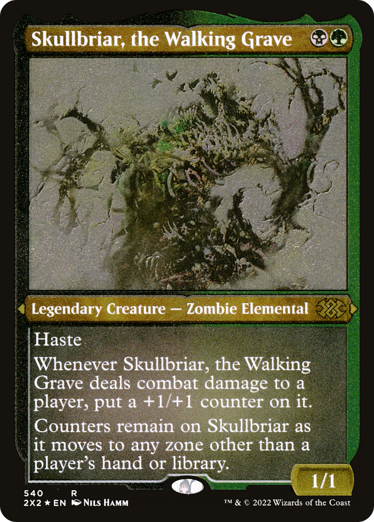 Skullbriar, the Walking Grave (Foil Etched) [Double Masters 2022]