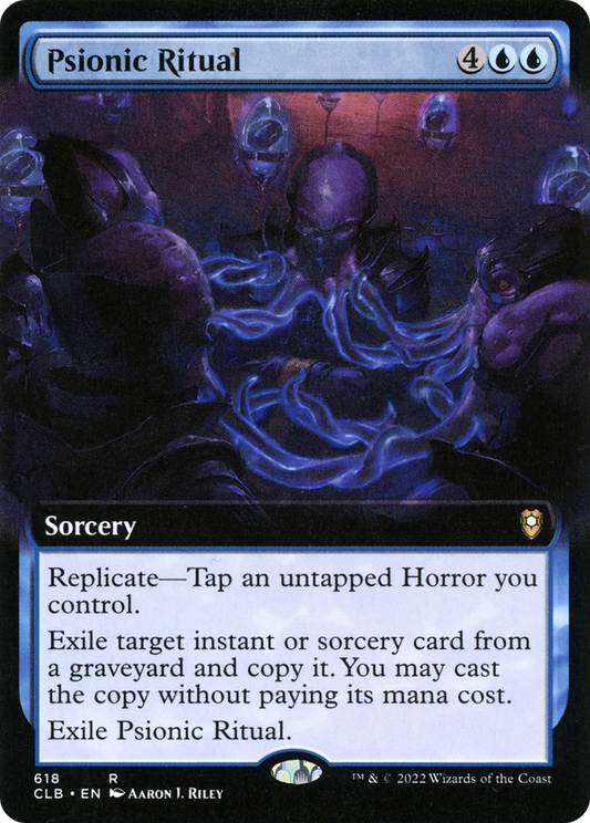 Psionic Ritual (Extended Art) [Commander Legends: Battle for Baldur's Gate]