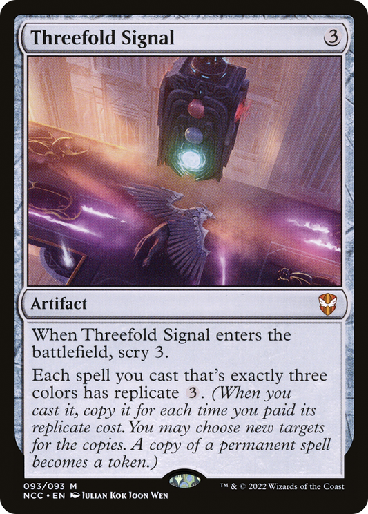 Threefold Signal [Streets of New Capenna Commander]