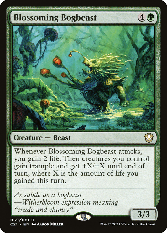 Blossoming Bogbeast [Commander 2021]