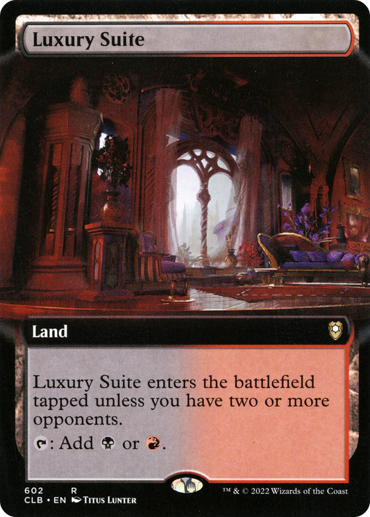 Luxury Suite (Extended Art) [Commander Legends: Battle for Baldur's Gate]