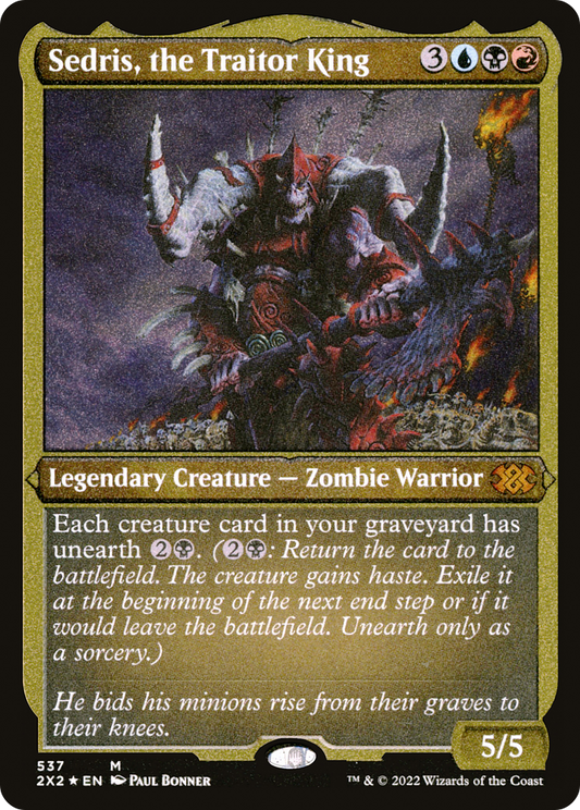 Sedris, the Traitor King (Foil Etched) [Double Masters 2022]
